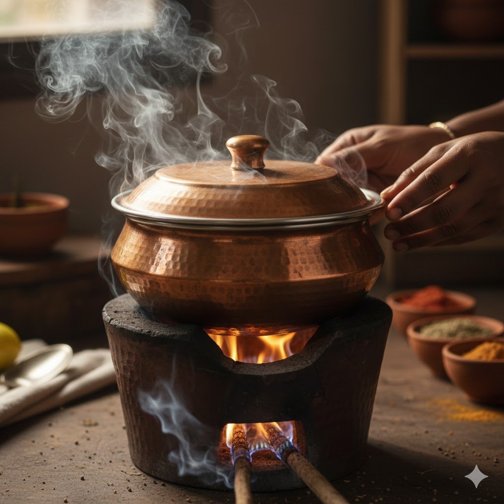 Fresh biryani preparation at Biryani Box Company