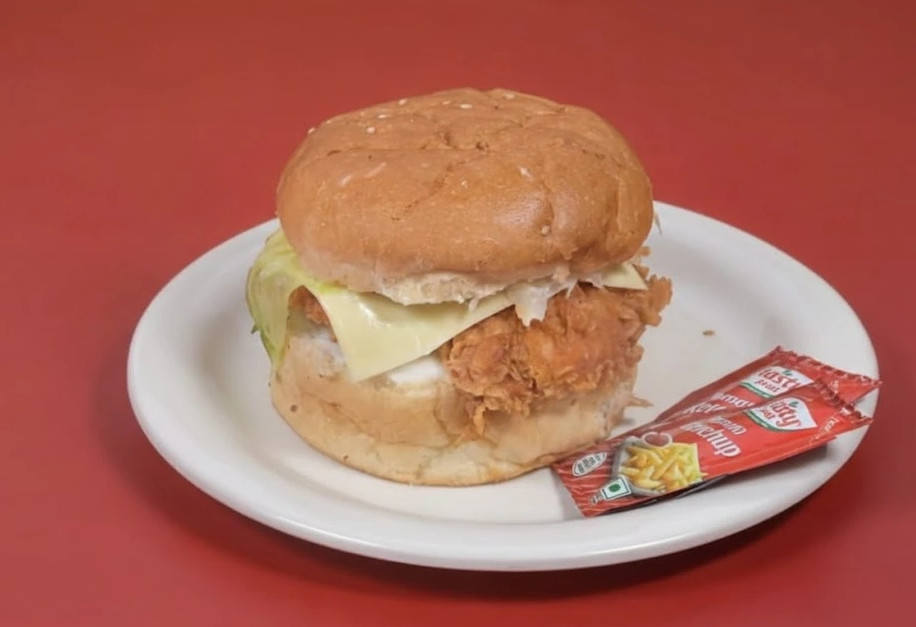 Chicken Cheese Burger at Biryani Box Company