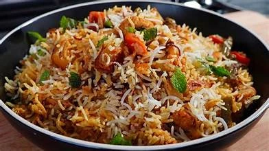 Veg biryani at Biryani Box Company